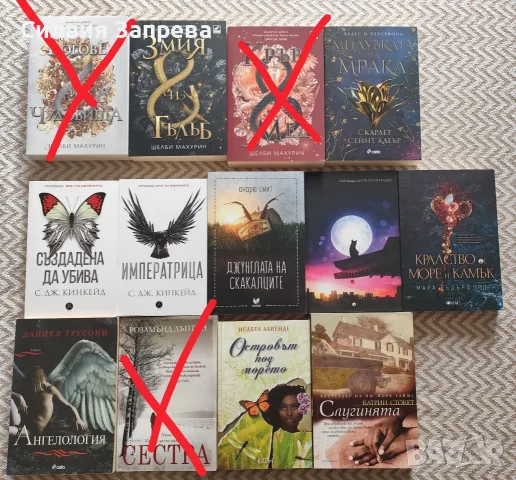 Книги: Романи, Фентъзи и др.