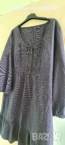 Лятна рокля 100 % памук xxl, снимка 2 - Рокли - 50650223