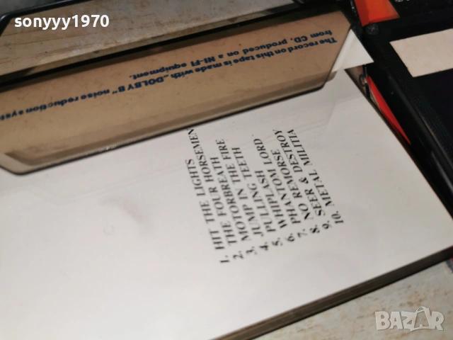 METALLICA-TAPE 1803261830H1E5R, снимка 4 - Аудио касети - 53889963