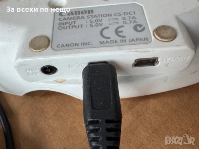 Оригинално зарядно за цифров фотоапарат ,  Canon CA-DC20E, снимка 8 - Батерии, зарядни - 50460235
