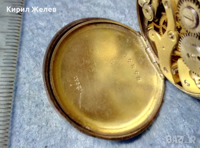 Стар ШВЕЙЦАРСКИ СРЕБЪРЕН ДЖОБЕН ЧАСОВНИК 8 РУБИНА СРЕБРО 800 с ПОЗЛАТА СТИЛНО ОРНАМЕНТИРАН 48398, снимка 14 - Антикварни и старинни предмети - 48006299