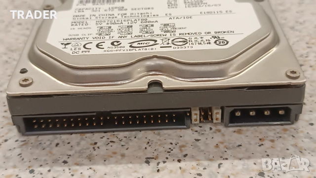 Hitachi Deskstar 160 GB твърд диск  вътрешен HDD  Samsung Spin Point SV1021D Hard Drive , снимка 2 - Твърди дискове - 40490595