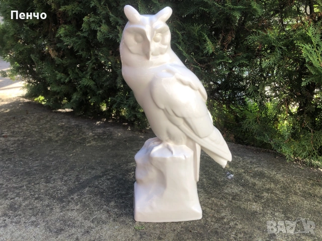 стар немски порцелан - голяма порцеланова фигура БУХАЛ