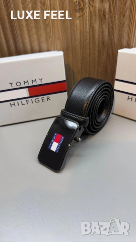 Мъжки Колани - Естествена Кожа ⚜️ Tommy Hilfiger , снимка 2 - Колани - 53036229