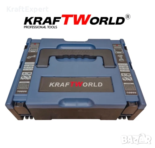 Акумулаторен Комплект Гайковерт и Ъглошлайф125мм Kraftworld, снимка 7 - Други инструменти - 50482866