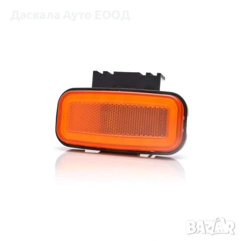 1бр. Неон ЛЕД LED габарити овал с 20 диода 12-24V оранжеви , Полша