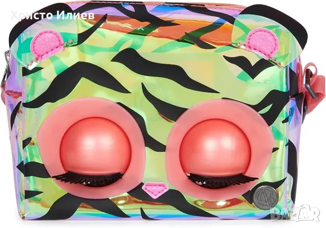 Детска Интерактивна чанта тигър PURSE PETS с отблясък и звуци Spin Master, снимка 2 - Други - 47833932