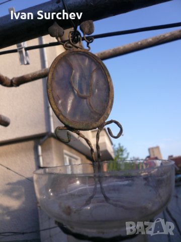 КЪНДИЛО БРОНЗОВО СЪС ИКОНА АВТЕНТИ4НО, снимка 7 - Други стоки за дома - 36588663