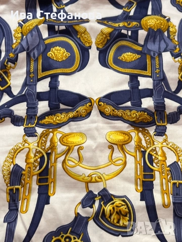 Нова елегантна маркова оригинална пола Hermes 100 % памук памучна , снимка 6 - Поли - 51779563