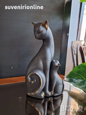 Декоративна статуетка котки , снимка 4 - Статуетки - 36220650
