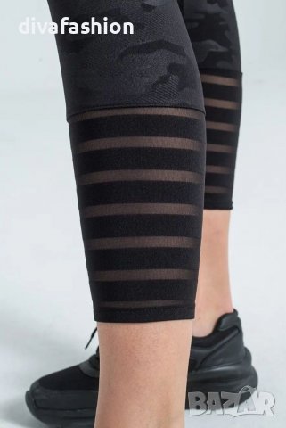 ✅💢Дамски клин черен камуфлаж 🛑L XL , снимка 2 - Клинове - 37200754