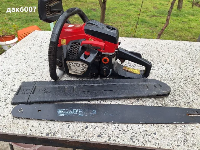 Бензинова резачка за дърва Raider RDP-GCS23, 4 к.с., 56 см, снимка 2 - Други инструменти - 49848171