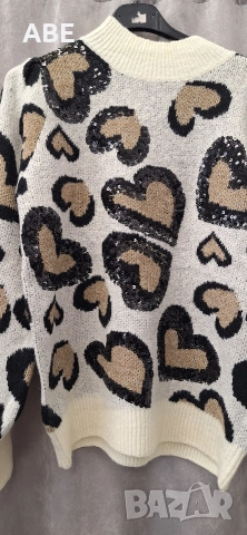 Дамски пуловер, снимка 2 - Блузи с дълъг ръкав и пуловери - 52823543