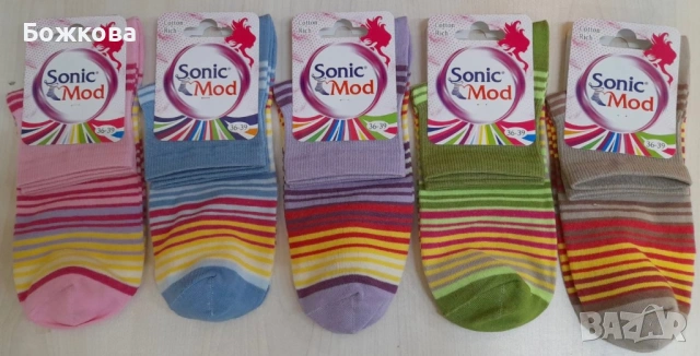 Български къс конч чорапи, снимка 6 - Дамски чорапи - 53698971