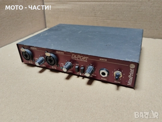 Немски DI-PORT MINDPRINT 24'Битов Стерео Аналогов Цифров Конвертор Предусилвател. , снимка 2 - Ресийвъри, усилватели, смесителни пултове - 52213380