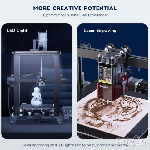 ПРОМОЦИЯ 3D Принтер CREALITY ENDER-3 S1, снимка 6 - Принтери, копири, скенери - 42887431