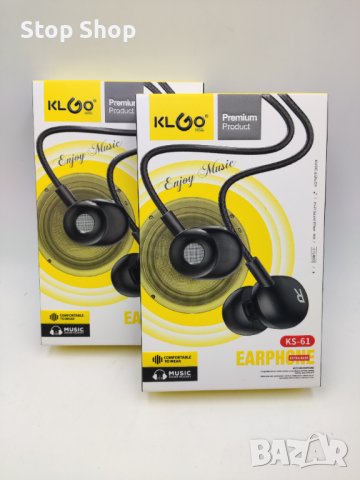 Слушалки KLGO KS-61 Premium product Extra Bass , снимка 1 - Слушалки и портативни колонки - 40864685