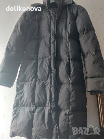 TATUN. Size.S-M Пухено дълго яке с качулка