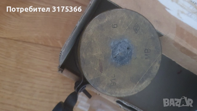 Стара тежка бронзова газена лампа с резервни шишета Войнишко творчество гилза, снимка 5 - Антикварни и старинни предмети - 53128914