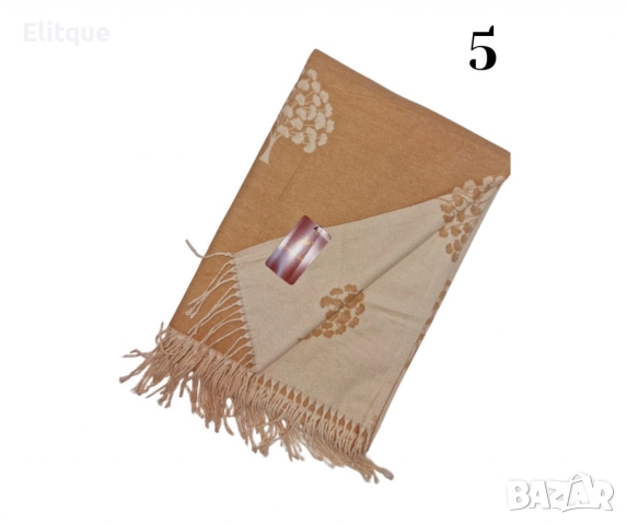 Елегантен дамски шал - Съвършено съчетание на стил и комфорт, снимка 3 - Шалове - 52832156