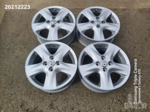 4 броя алуминиеви джанти за Toyota Yaris 15, снимка 4 - Гуми и джанти - 49857724
