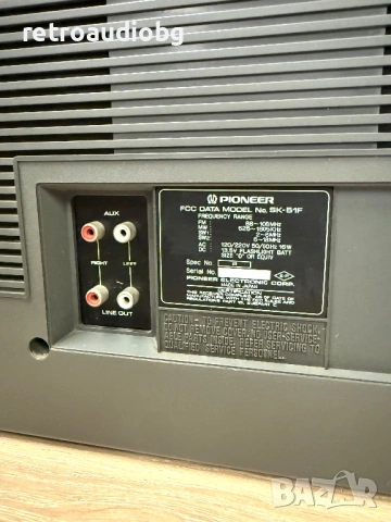 🔈Ретро радиокасетофон PIONEER SK-51F - Boombox🔈, снимка 10 - Радиокасетофони, транзистори - 54322156