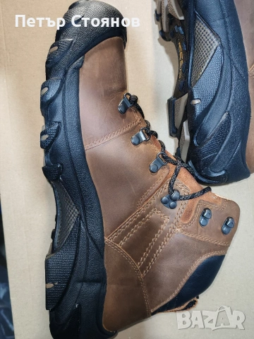 Удобни и практични мъжки боти от естествена кожа KEEN №46, снимка 11 - Мъжки боти - 53314443
