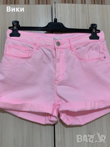 HM H&M розови къси панталонки, снимка 3 - Панталони - 29613351