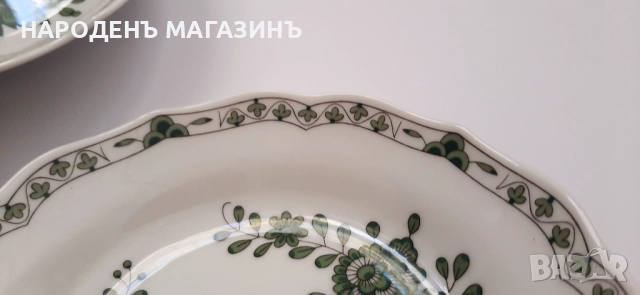 HUTSCHENREUTHER - Немски порцелан сервиз купи за десерт сладкиши ядки порцеланови чинии 8 броя , снимка 4 - Други ценни предмети - 52469002