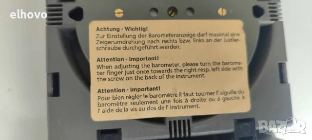 Хигрометър, термометър, барометър, часовник, снимка 7 - Антикварни и старинни предмети - 50264317