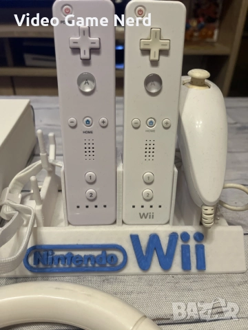 Nintendo Wii + 2 оригинални контролера + Nunchuk + HDMI + волани | Само РАЗМЯНА, снимка 3 - Nintendo конзоли - 56061952