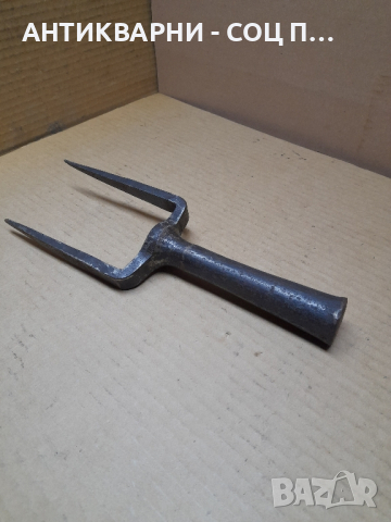 Стар Ръчно Кована Наковалня За Клепане На Коси., снимка 3 - Антикварни и старинни предмети - 44809438