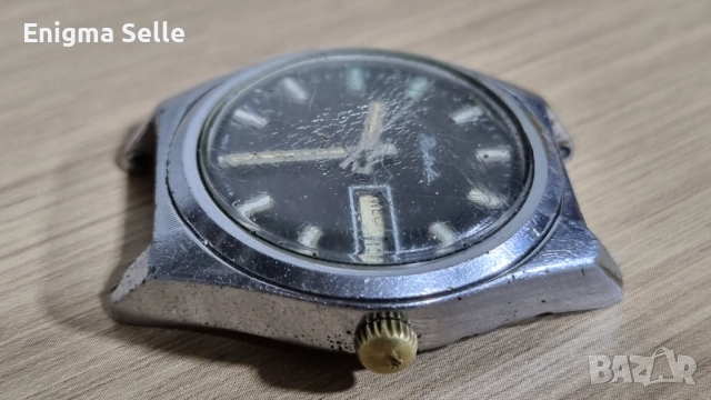 Винтидж мъжки часовник "Ракета" (Raketa), произведен в СССР, снимка 2 - Мъжки - 52976593