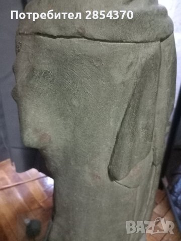 Стара бронзова статуя, снимка 5 - Антикварни и старинни предмети - 42597714