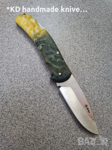 Сгъваем нож ръчно изработен от 1.4116 стомана, снимка 2 - Ножове - 52339399
