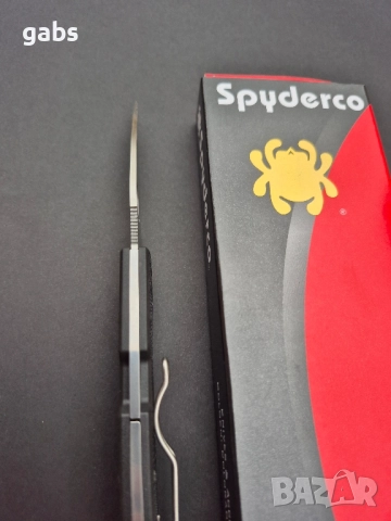 Сгъваем нож Spyderco Chaparral Lightweight Lockback C152PGY, снимка 10 - Ножове - 51886500