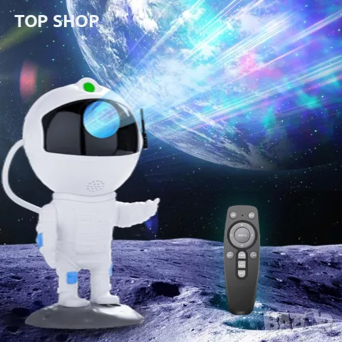 Астронавт нощна лампа за деца, звезден проектор, снимка 6 - Детски нощни лампи - 49520200