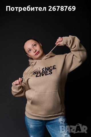 Суичър „Silence Lives“, снимка 4 - Суичъри - 52977708