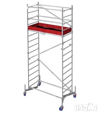 Алуминиево скеле ПОД НАЕМ работна височина 5,40м. , снимка 2 - Други инструменти - 53923606