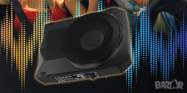1000W(peak) 10” активен субуфер за под седалката, снимка 12 - Аксесоари и консумативи - 52878801