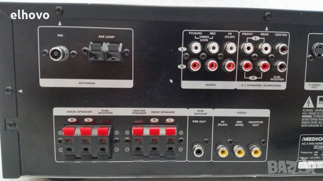 Система за домашно кино Medion AC-3, снимка 6 - Плейъри, домашно кино, прожектори - 30034495