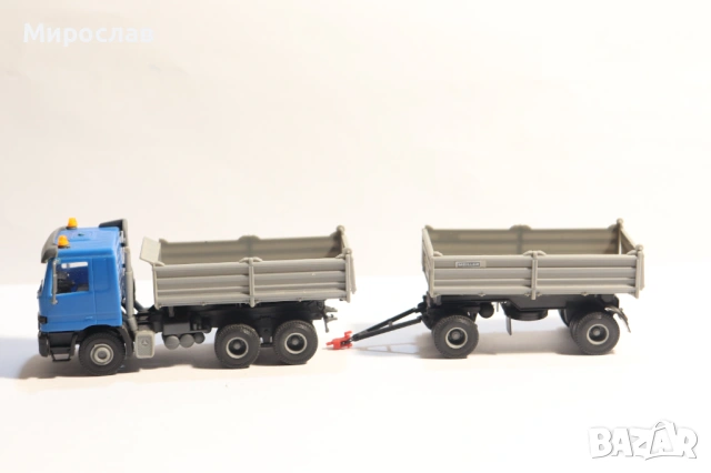 KIBRI H0 1/87 MERCEDES ACTROS САМОСВАЛ ГОНДОЛА КАМИОН МОДЕЛ