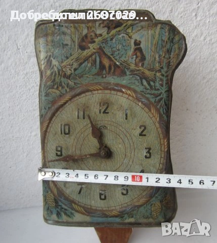 Стар руски кибрит и развален стенен часовник картина мечета Шишкин, снимка 14 - Антикварни и старинни предмети - 31804993