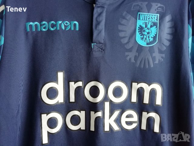 Vitesse Macron мачова #15 оригинална рядка фланелка тениска Витес, снимка 4 - Тениски - 36681609