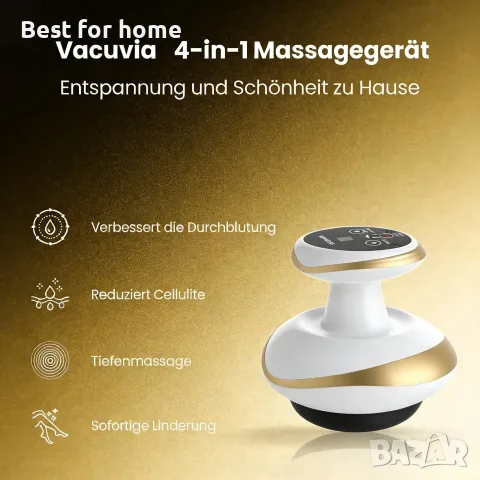 Vacuvia Massage 4-в-1 масажор против целулит, снимка 6 - Друга електроника - 56532891