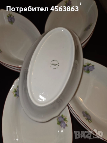 Порцеланови елипси , снимка 2 - Чинии - 52668561