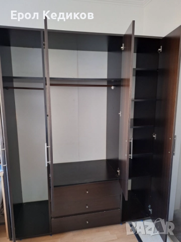 гардероб, скрин, бюро и закачалка, снимка 3 - Бюра - 52513165