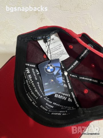 BMW червена шапка бмв shapka bmw, снимка 5 - Шапки - 44343265