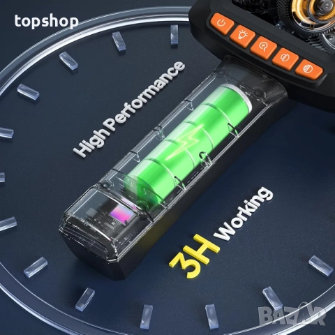 Нов ендоскоп Qimic с фенерче, 1080P HD тръбна камера с 8 светодиода, 2.4-инчов IPS IP67 екран ..., снимка 4 - Аксесоари и консумативи - 52178577