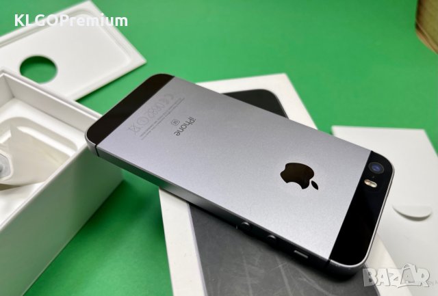 Отличен Apple iPhone SE 32GB Space Gray отключен телефон айфон, снимка 5 - Apple iPhone - 31391374